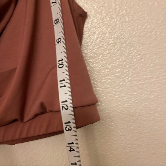 Weissman dance costume mauve Matte Jersey Cowl Crop Top MJ13035 Adult SA - Picture 5 of 9